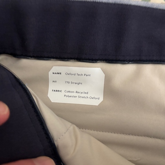 Jcrew Mens 770 Oxford Tech Pant - Straight Fit - Picture 1 of 2